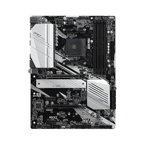 Game Motherboard Fit for ASRock X570 PRO4 Motherboard X570 Supports 3600X 5600G 5700X 5800X3D CPU 4xDDR4 4066 MHz M.2 HDMI PCIe 4.0 ATX AM4 Mainboard