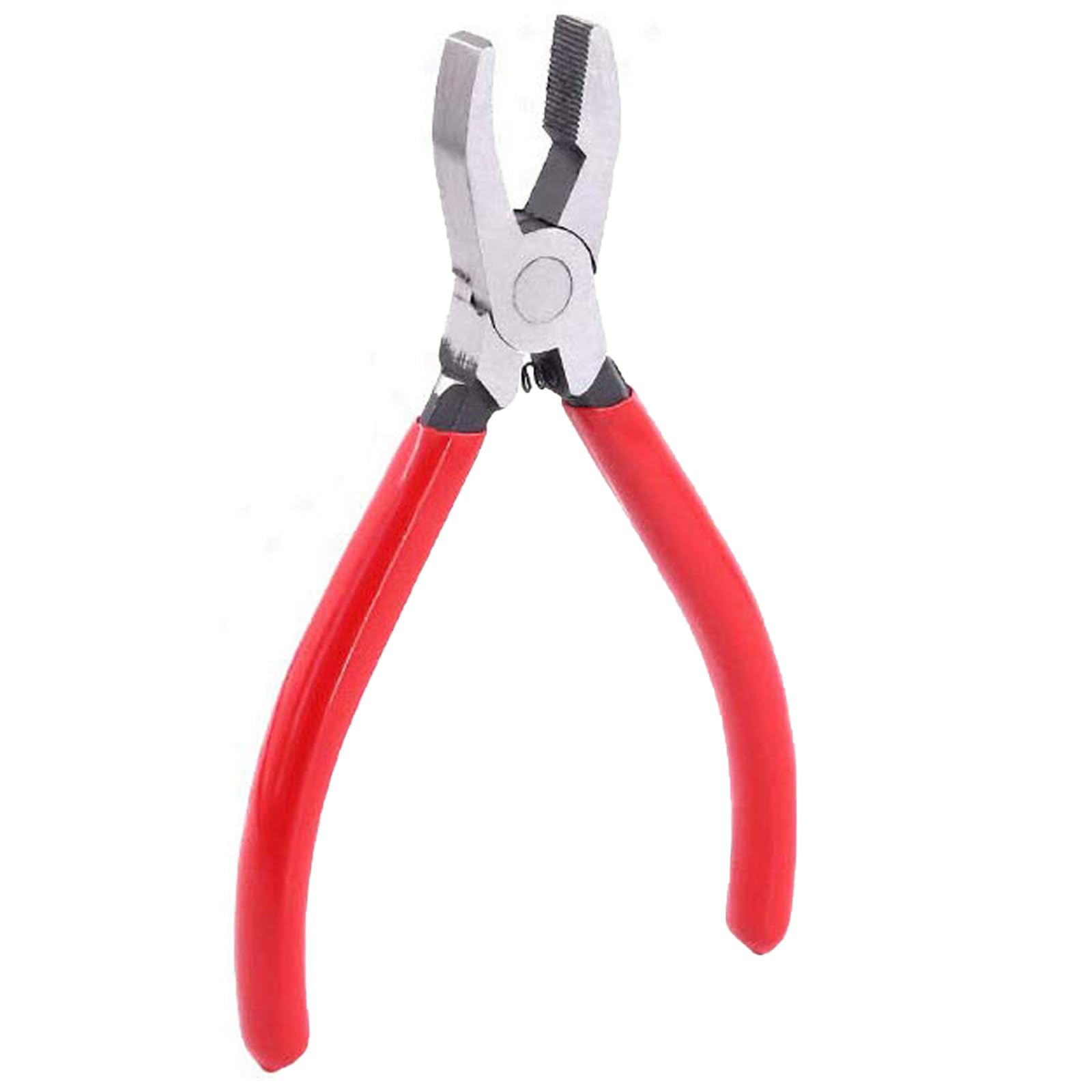 Professional Glass Breaking and Trimming Pliers, 6-Inch Stained Glass Grozer Tool with Re…