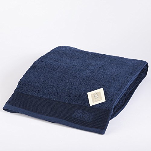 Burrito Blanco Toalla de Ducha Grande | Toalla de Baño | Toalla 100% Algodón Rizo Suave | Toalla 100x150cm | Color Azul...