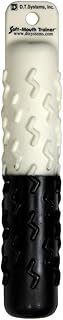 D.T. Systems Soft-Mouth Trainer Small 2-Inch by 11-Inch Plastic Dog Training Dummy, Black/White, 3-Pack