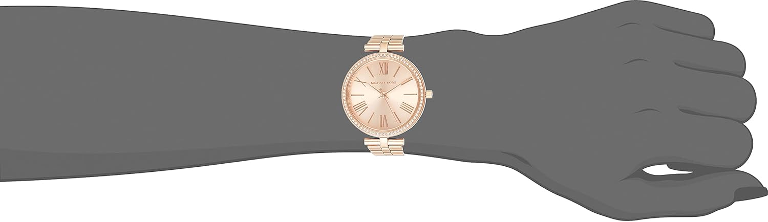 Michael Kors Orologio da donna Maci, misura cassa 34mm, movimento a tre lancette, cinturino in acciaio inossidabile Michael Kors Orologio da donna Maci, misura cassa 34mm, movimento a tre lancette, cinturino in acciaio inossidabile
