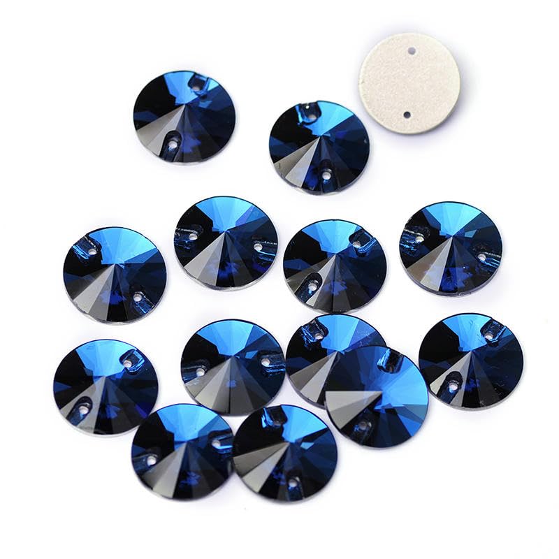 Pendentif Rond Cristal Vitrail 18 Mm - Fabriqué En France, Neuf