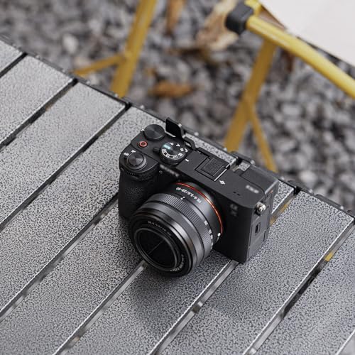 Image of JJC A7CII A7CR Thumb Grip, Metal Thumb Up Grip for Sony A7C II A7C R Camera with Hot Shoe Cover Protector Thumb Rest Support Holder, Silver, Hot Shoe