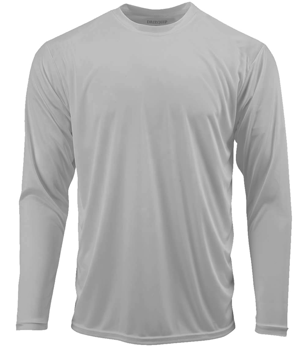 Joe's USADRI-Equip Long Sleeve Moisture Wicking Athletic Shirts in Mens Sizes XS-4XL