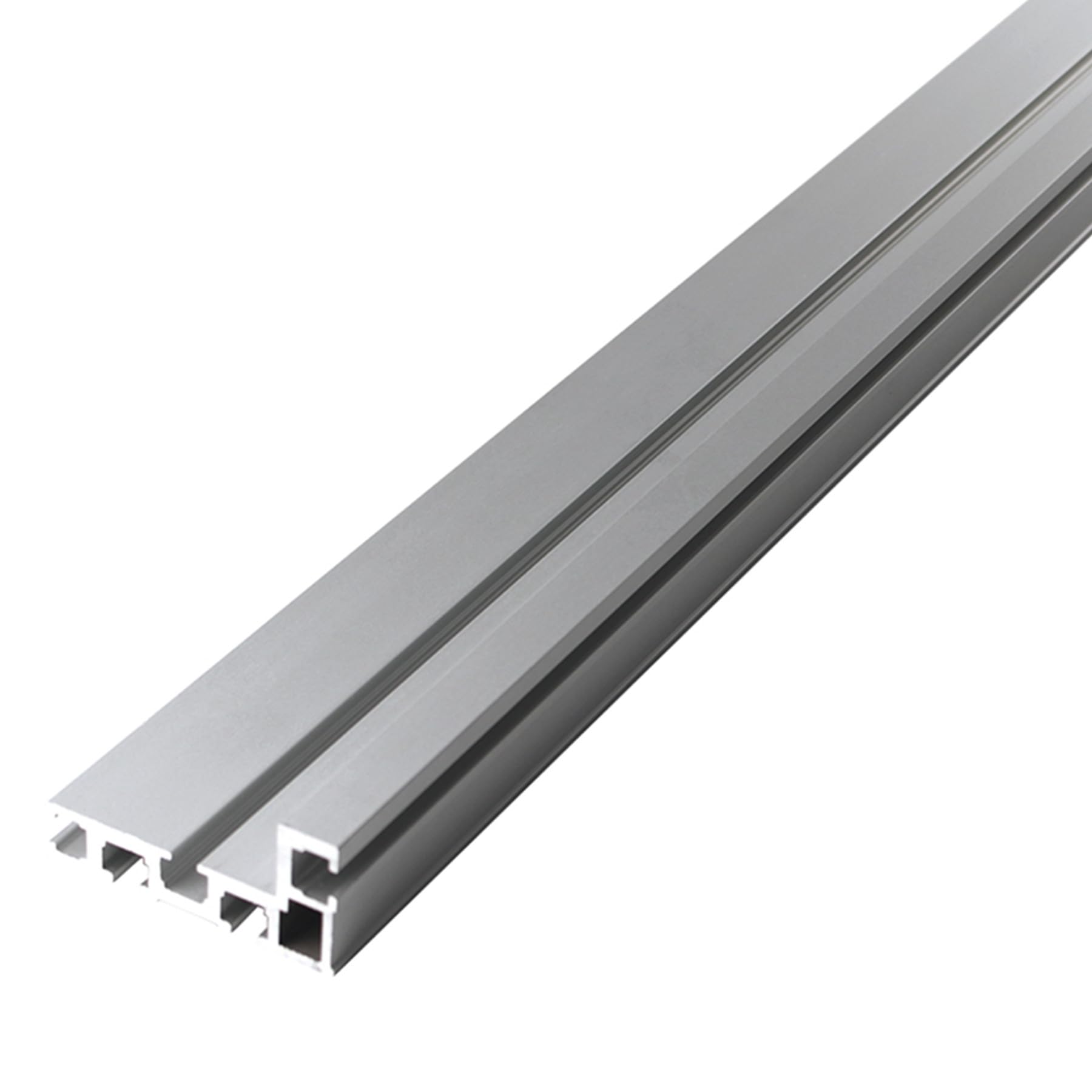 Rail à onglet à rainure en T 75 - Type 1200 mm - En aluminium - Rail de guidage à rainure en T - Pour bricolage, travail du bois, scie circulaire de table - Mini rail en T pour fixation de