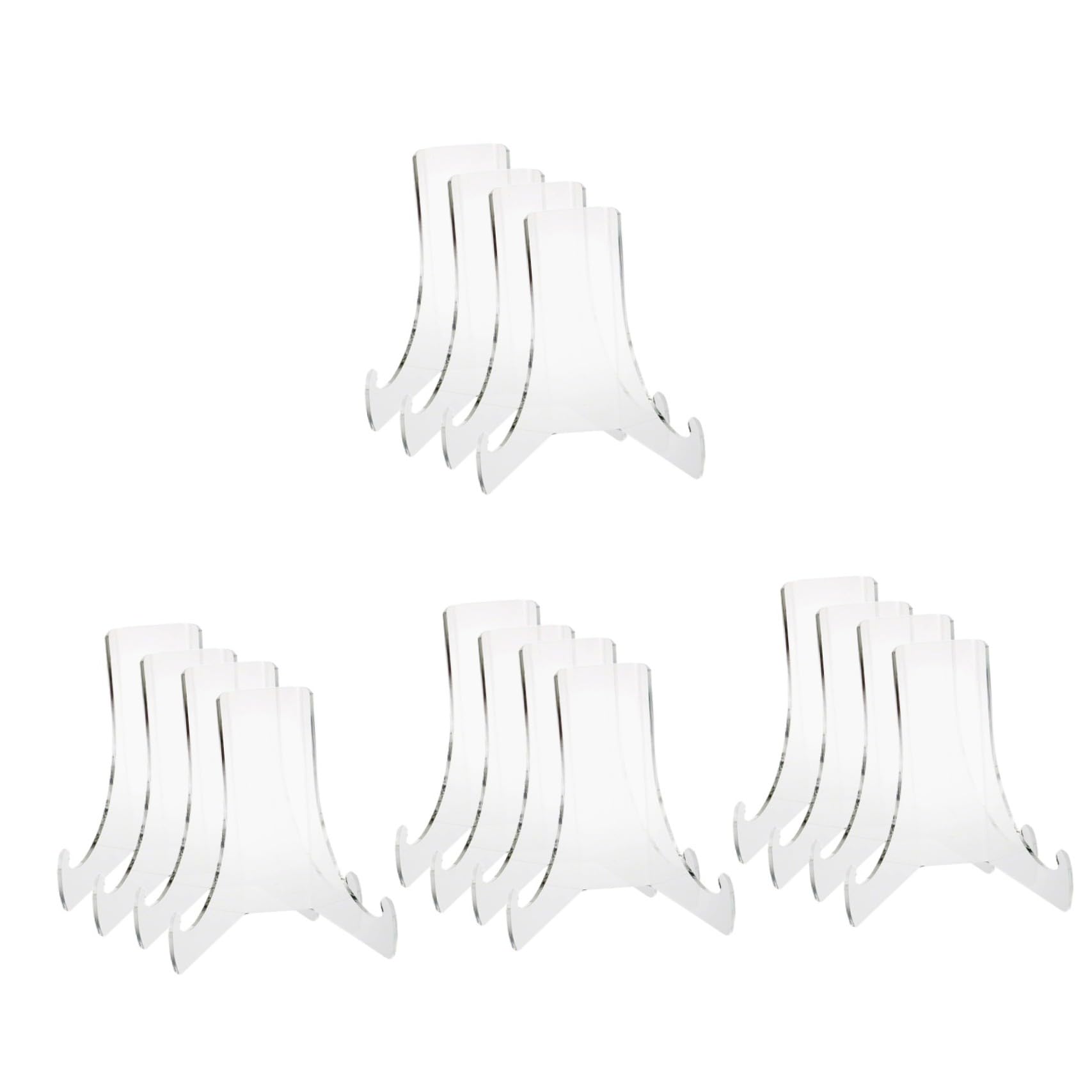 TOPBATHY 4 Set di Supporto per Espositore per Biglietti da Visita Supporto per Foto Cavalletto per Decorazioni 4 Pezzi*4