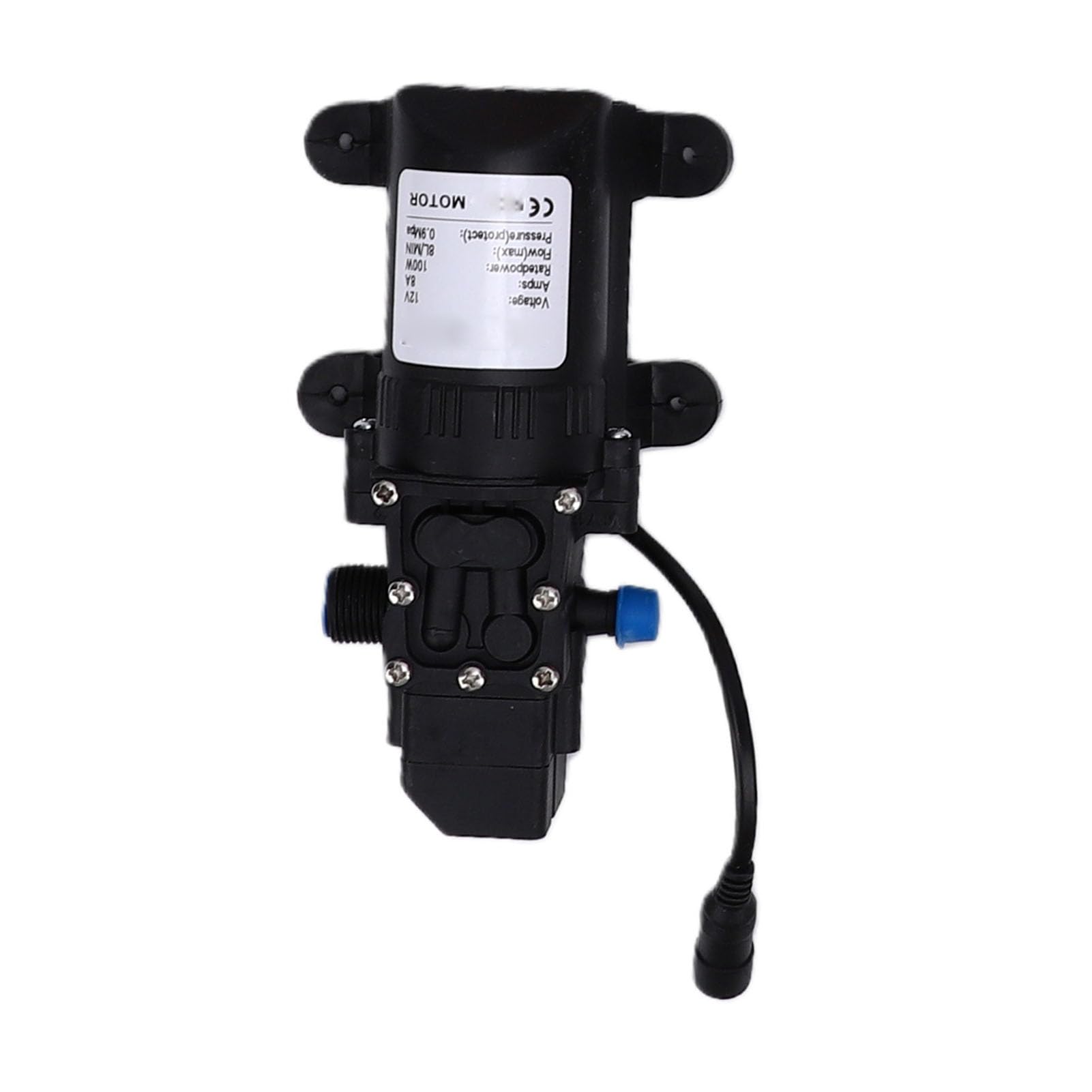 CHICIRIS 12V Przenośny Elektryczny Zestaw Pompy Myjki Ciśnieniowej, 100W Inteligentny Pistolet Myjki Samochodowej z Przepływem 8L/min do Czyszczenia Pojazdów