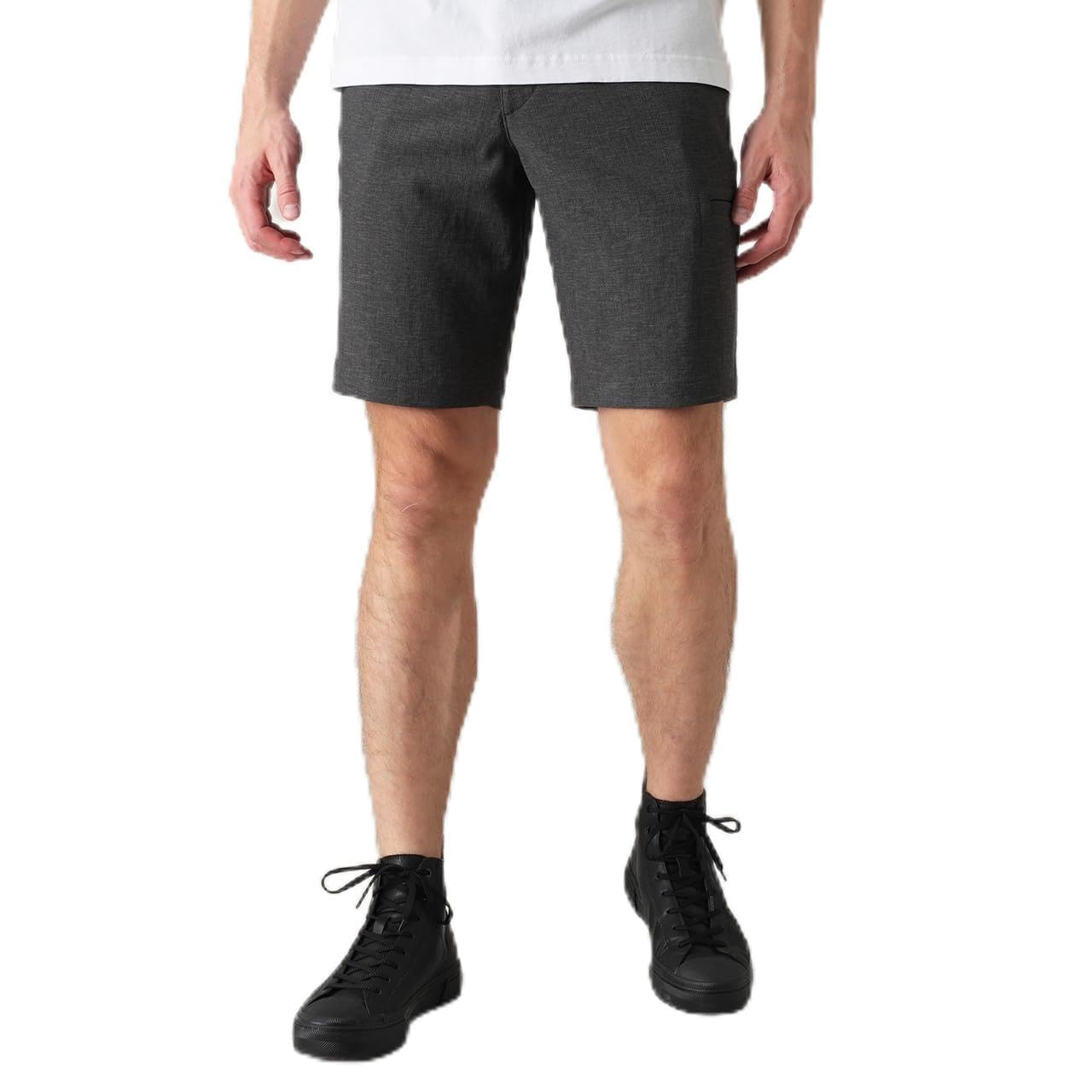 新品 トラヴィスマシュー ハーフパンツ ウエストゴム ネイビー Lサイズ パンツ トラヴィスマシュー Seersucker Easy Half Pants メンズ