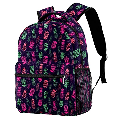 Sac à dos de voyage ergonomique avec poche gourde motif fruits