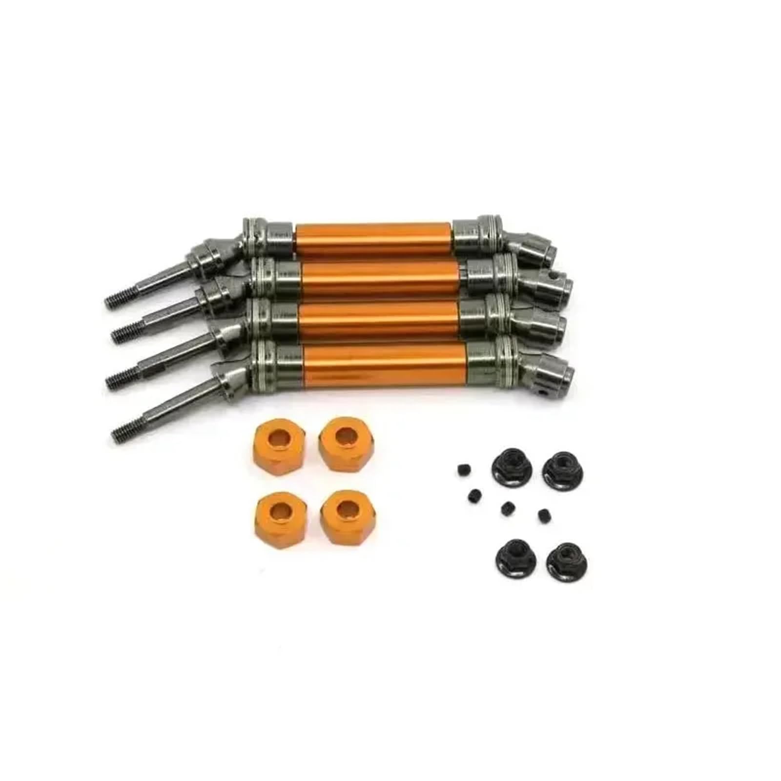 para SCX24 para Traxxas para 4X4 para Stampede para VXL 2WD 6851R 6852R 6851X 1/10 RC Car Matel Eje Transmisión CVD Piezas Delantero Trasero Repuestos