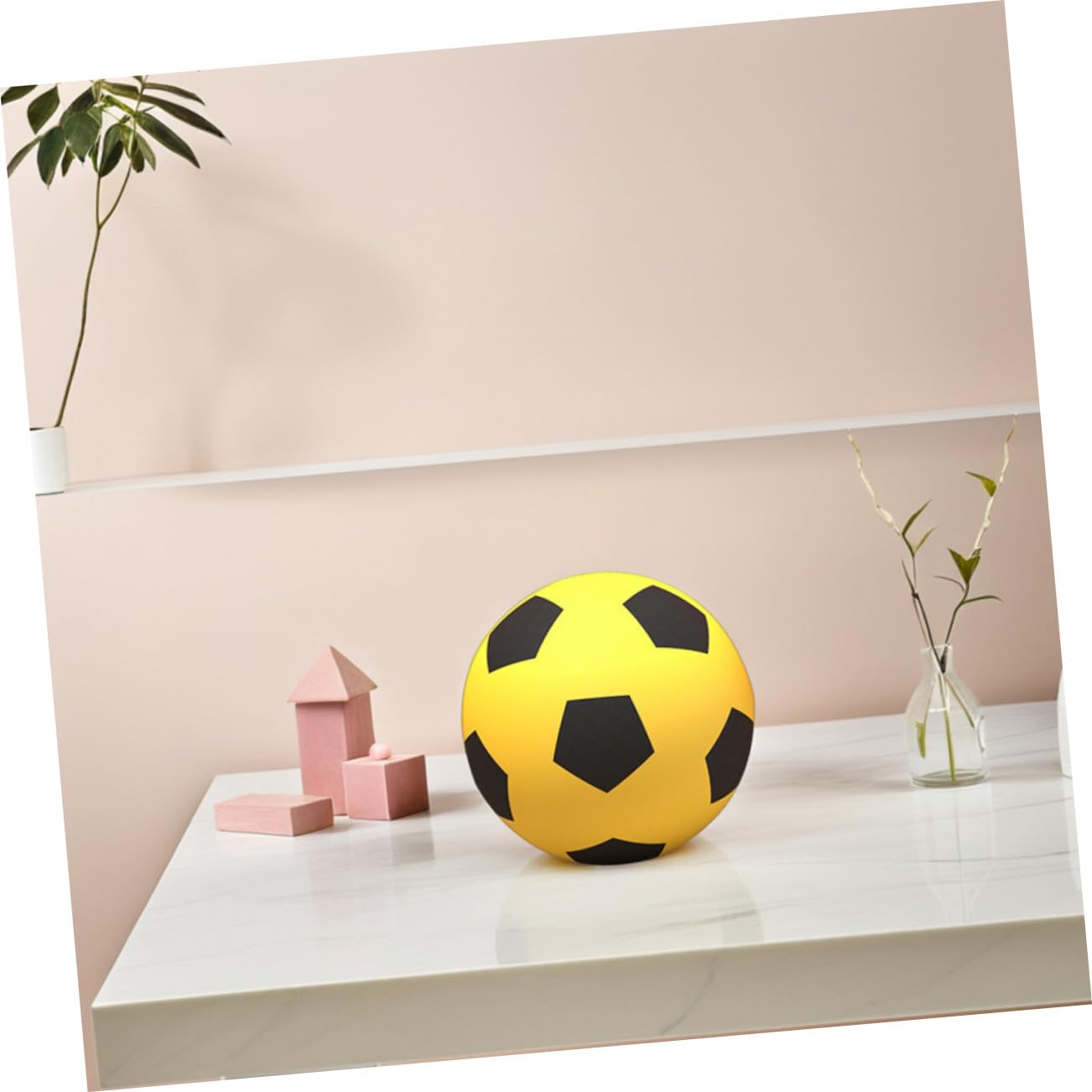 Balón de Fútbol Silencioso para Niños Pequeños, Mini