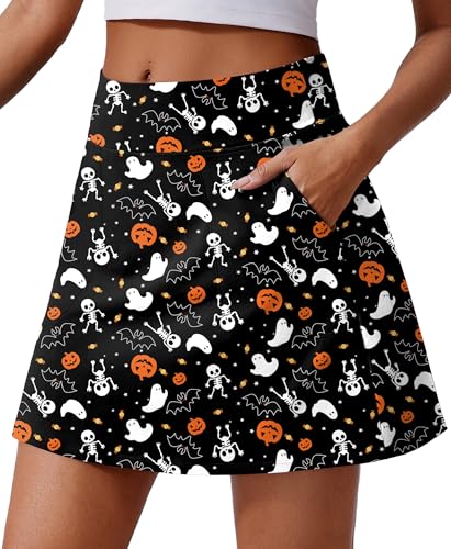 PINSPARK 18' Golf Skorts for Woman High...