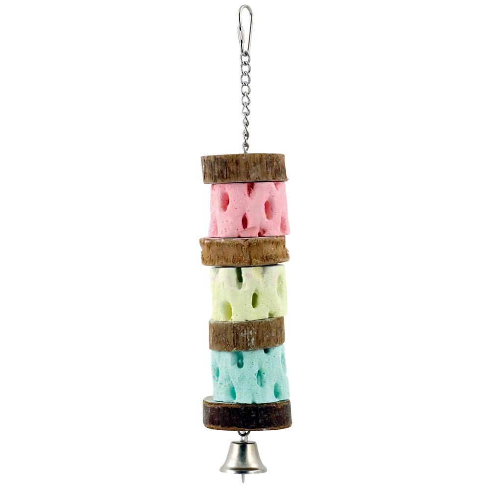 Northern Parrots Triple Cactus Slice Mineral Calcium Bird Chew Parrot Toy