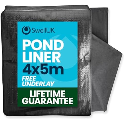 Swell UK 4m x 5m Pond Liner with Underlay Cover