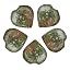 Unakite Hearts (Set of 5)