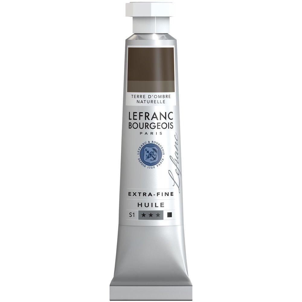 Lefranc & Bourgeois Extra Fine Lefranc Oil paints Artist Pigments, oil-based paint, Umbra Natur, 20 ml — image 1
