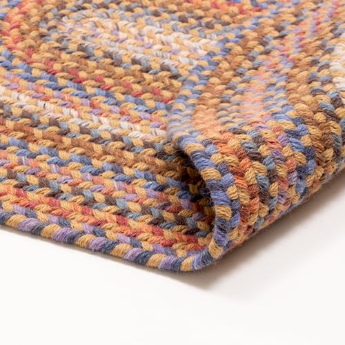 Super Area Rugs Premium Wool Braided Rug - Soft &...