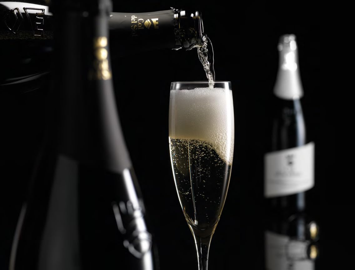 Progress Confezione Regalo Selezione Degustazione COL D'ACELUM Asolo Prosecco Superiore DOCG Extra Dry, Brut, Extra Brut | Vino Biologico | Scatola 3 Bottiglie 75cl.