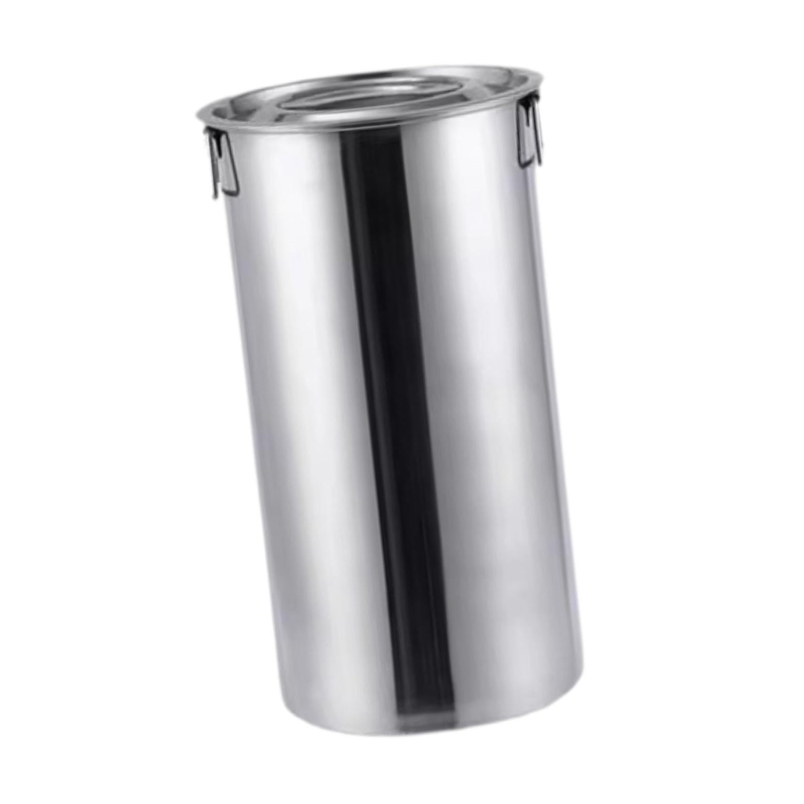 Secchiello per Ghiaccio in Acciaio con,Argento,20x40cm 13L