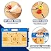 PLAYAPUT Coaching Clipboard,Magnetic Coaches Board with Double-Sided Dry Erase Marker Full and Half Court Coaching Board for Baseketball,Lineup White Board with Marker for Coaches Gift