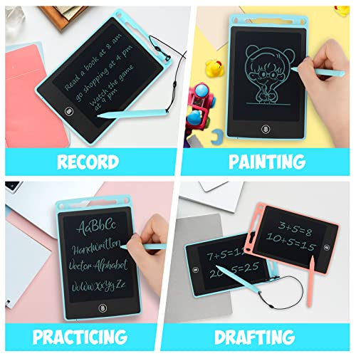 6 Pieces Lcd Writing Tablet For Kids, 6.5 Inch Drawing Board Doodle Scribbler Board For 3-6 Years Old Girls Boys, Erasable Electronic Painting Learning Pads, Prizes For Kids Classroom #TOP3
