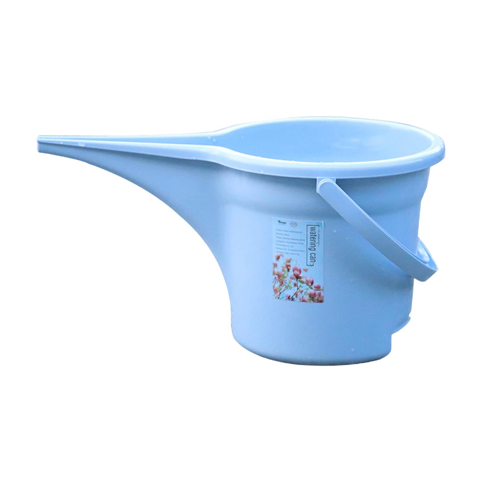 Arrosoir de 5 litres bleu pour plantes en pot et jardinage au balcon