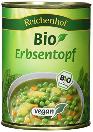 Reichenhof Erbsentopf vegan, 6er Pack (6 x 560 g) -...