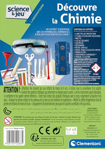 Science et jeu : Découvre la Chimie Clementoni Jeux - vue 4