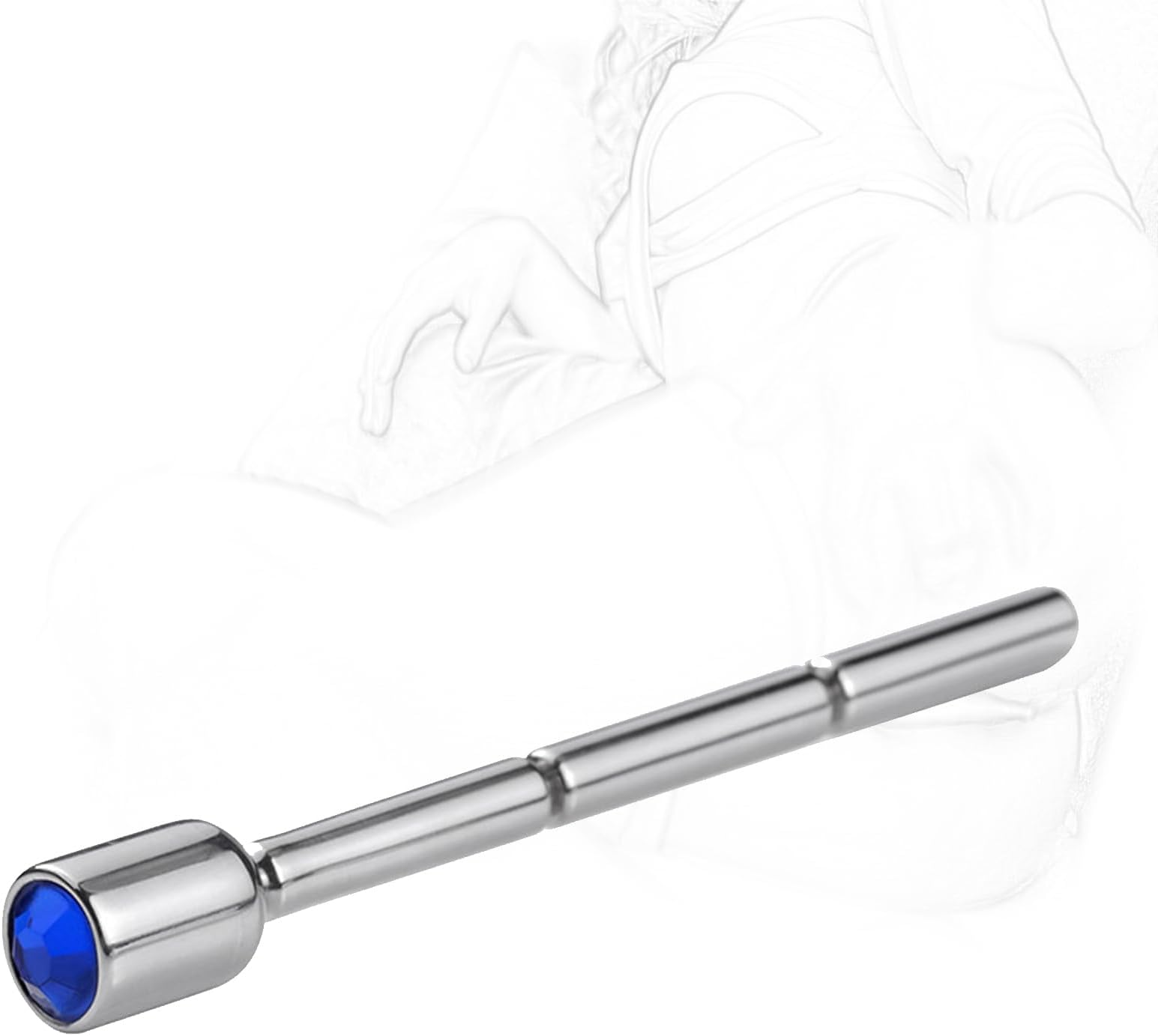 SM Urethral Penis Plug Dialtor with Ball CBT Stainless Steel Penis Plug Prince Piercing Prince Scepter Urethral Stimulation Masturbation Stimulation Erotic BDSM Sex Toy for Men
