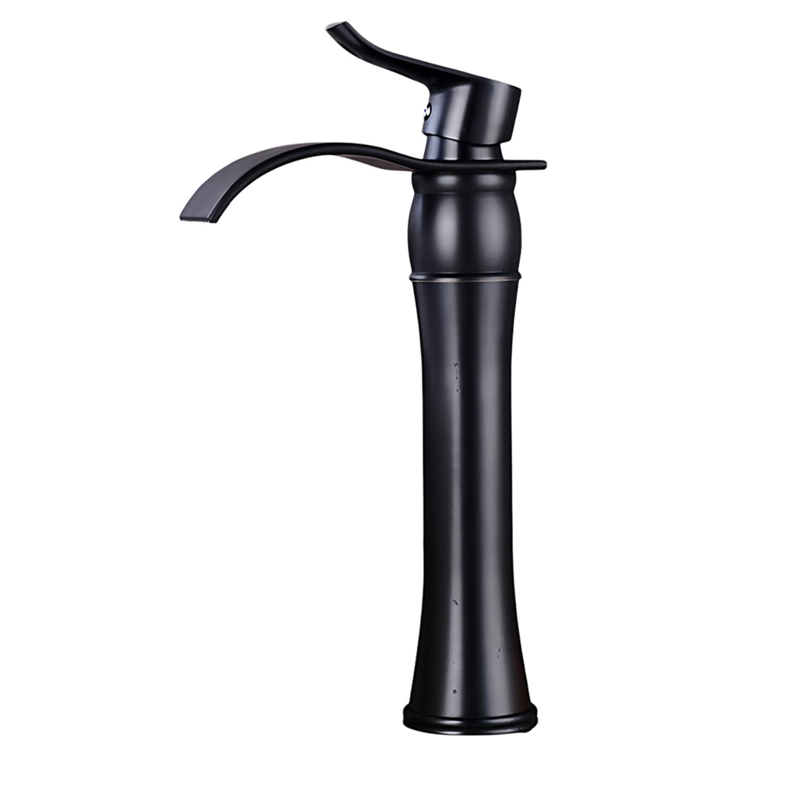 JRUIA Gold Waterfall Bathroom Faucet, Basin Faucet, Hot And Cold Water Supply, for Installation in A Countertop Basin,E