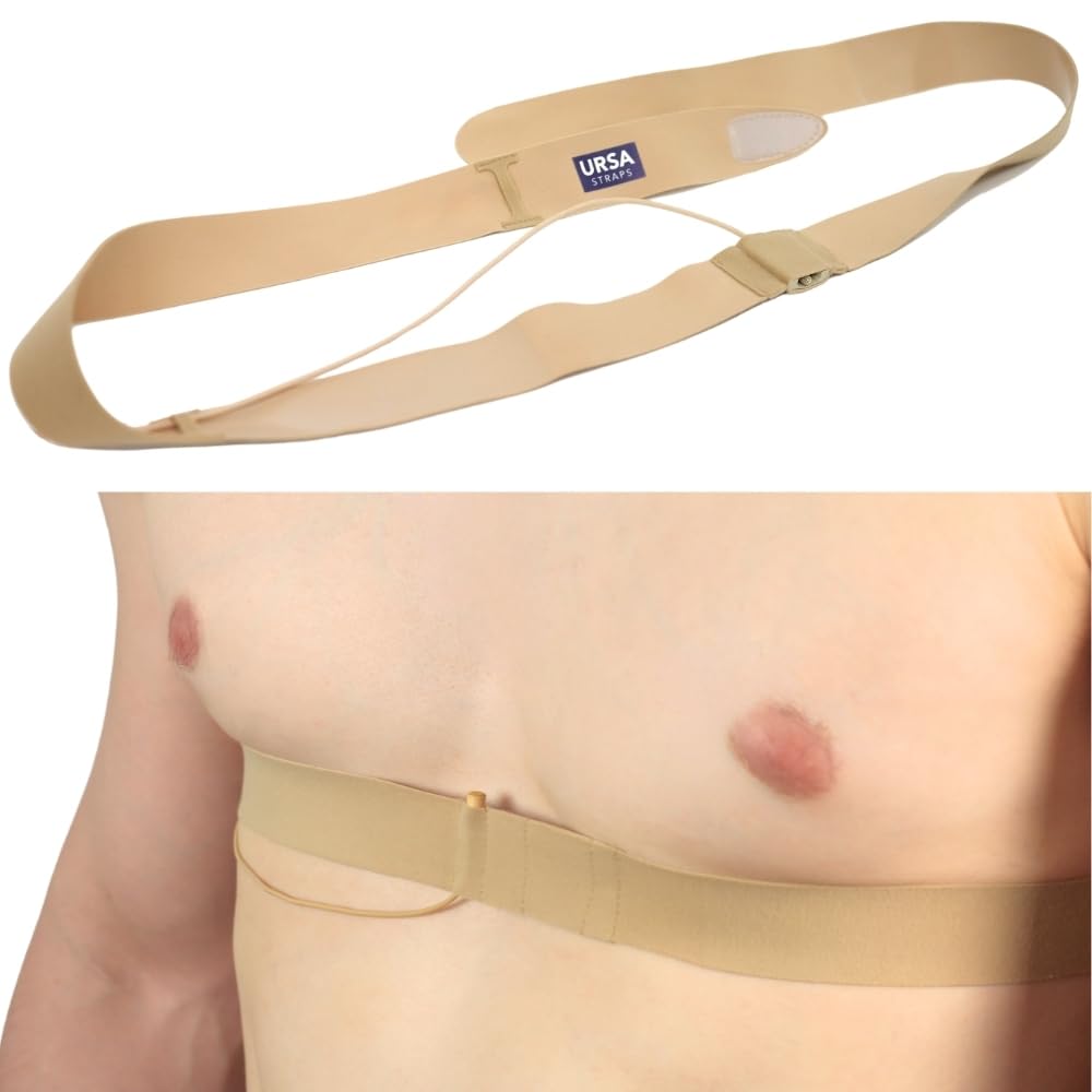 URSA Chest Strap: Low-Profile, Soft, Stretchy & Breathable Chest Straps for Microphones. For Location Sound, Theatre, Live Events & More (Beige)