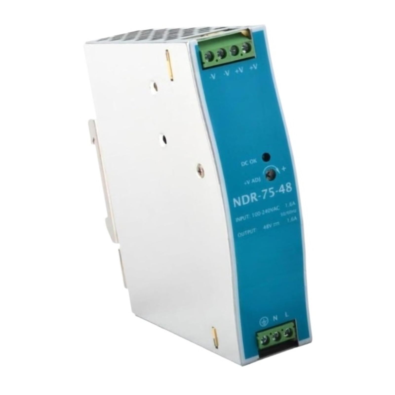 Alimentation sur rail DIN NDR-75-48 armoire électrique industrielle 48V 1 pièce