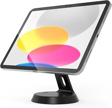 Compulocks GlideTab Universal Tablet Security Display Stand, Anti-Theft, Secure, and Durable Aluminum Tablet Holder for Retail Stores, Cafes, Offices, and Public Spaces Black