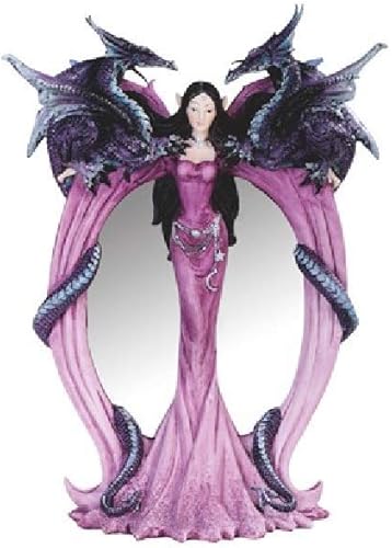 GSC 92053 Rosa de hadas con 2 espejos de dragones morados