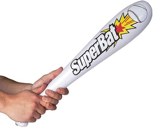 Miniatura 4 de ArtCreativity Bates de béisbol inflables de 22 pulgadas para niños, (paquete de 12), bolsas de regalos de béisbol y cumpleaños de superhéroes,