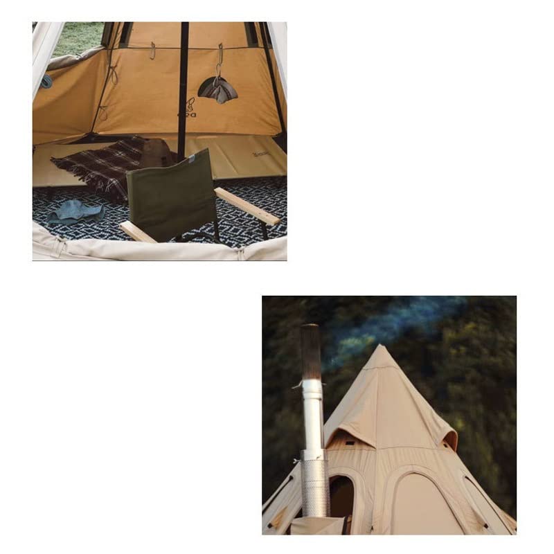 Carpa octagonal grande para camping al aire libre miniatura 6