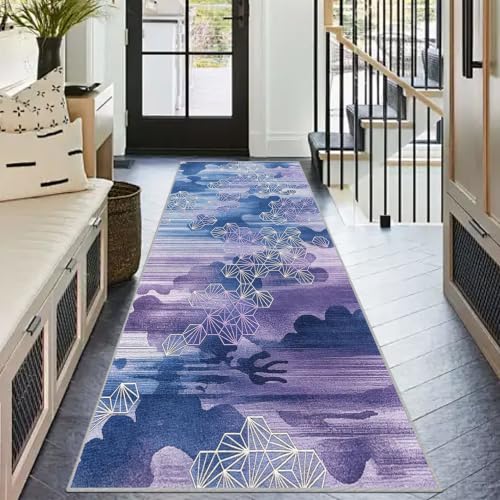 Alfombra pasillera lavable y transitable textil de área suave con base anticaídas 4