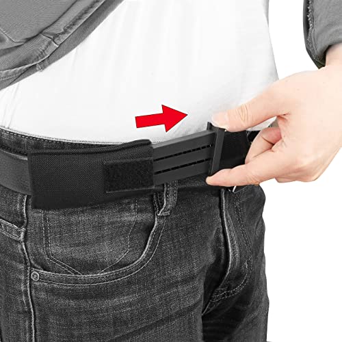Horizontal Magazine Concealed Carrier,2 Pack Extra Single Pistol Magazine Carrier Pouch With Safety Hook And Loop Black #TOP5