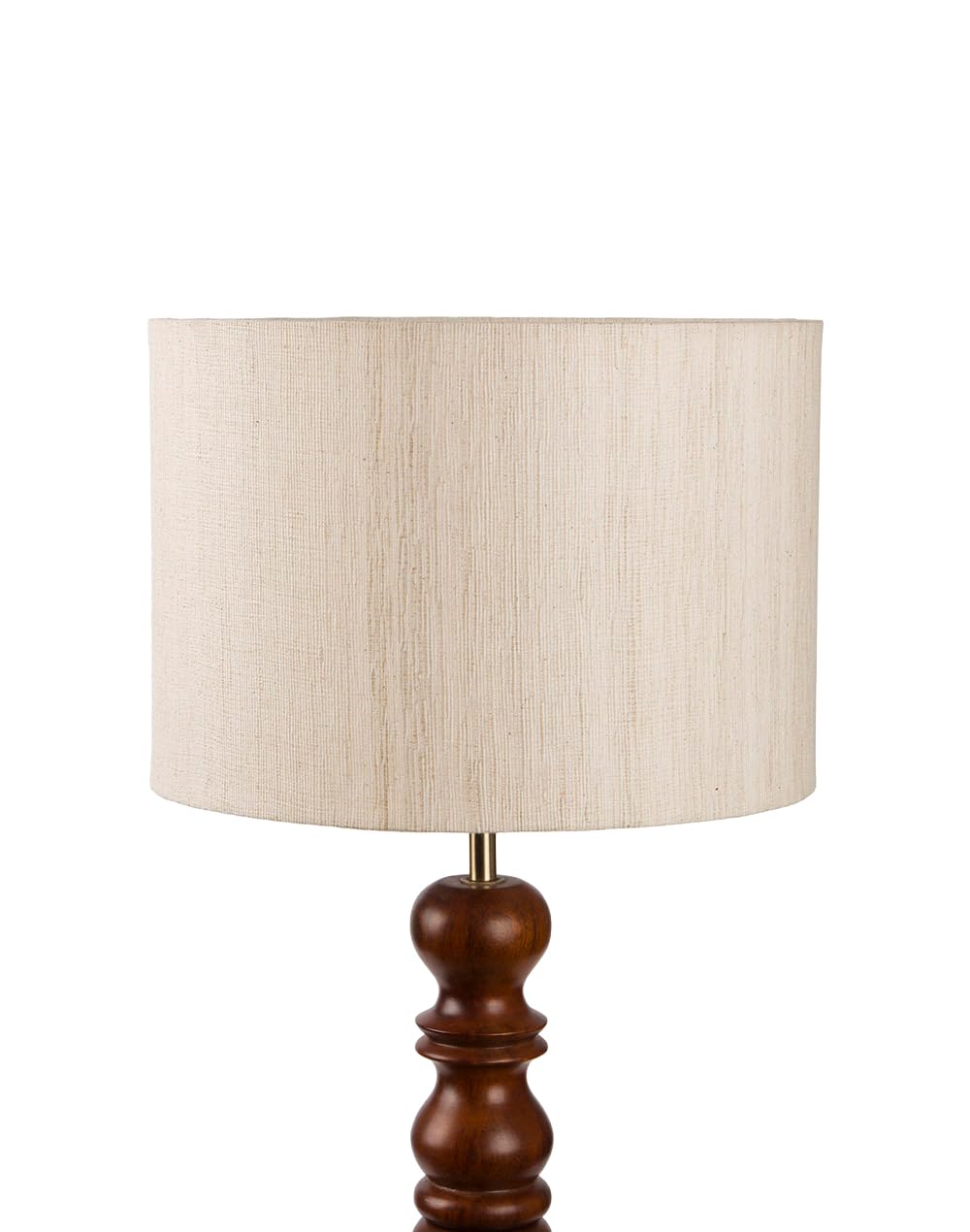 Fabindia Natural Shrishti Fabric Drum Small Lampshade-image-15
