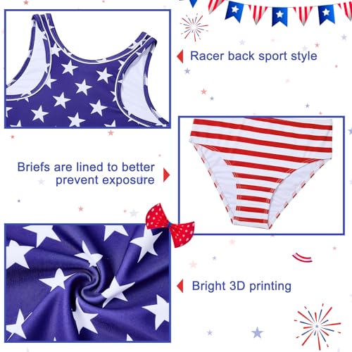 Image of Century Star Girls Tankini Swimsuit UPF 50+ Racerback Bathing Suit for Teen Girls 2 Piece Swimsuit Summer Beach Swimwear