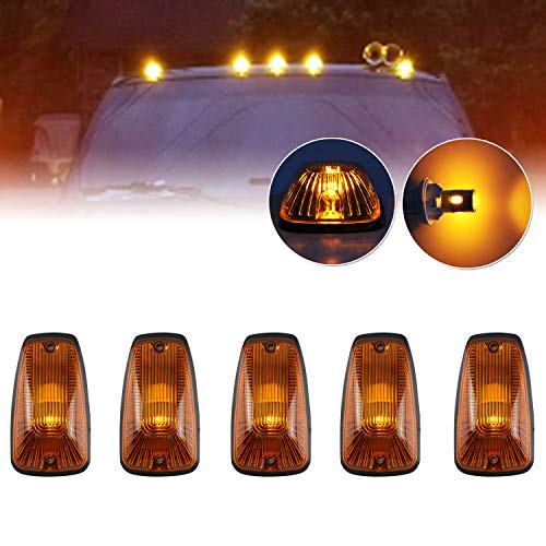 Juego de 5 luces LED ámbar para techo Chevy/GMC 1988-2000 miniatura 4