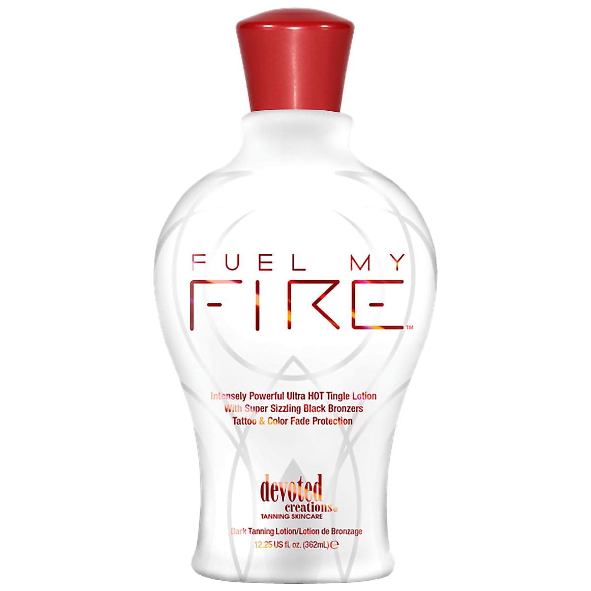 Devoted Creations Fuel My Fire Ultra Hot Tingle Lotion with Sizzling Black Bronzers 362ml