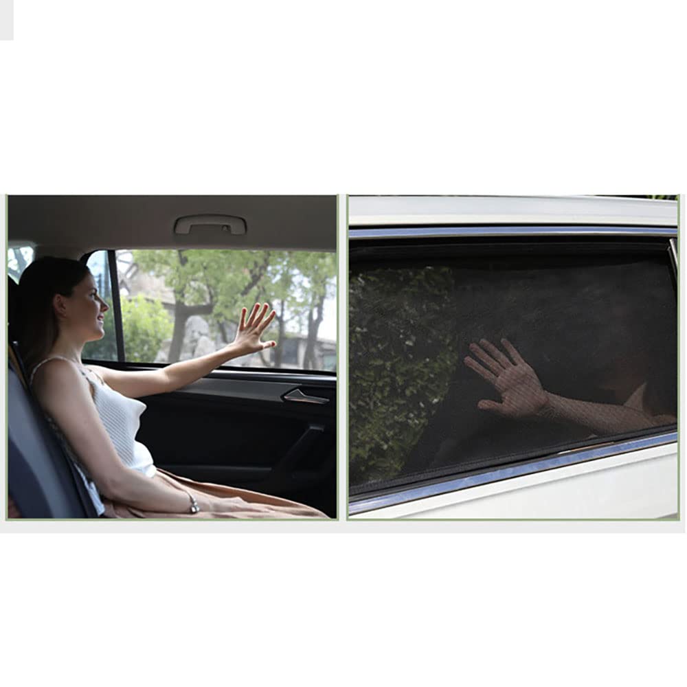 Boucle/Magnétique Voiture Pare-Soleil Fenêtre Latérale Avant Arrière Pare-Soleil Vie Privée Protection pour Au1di Q2,D/4 Car Windows