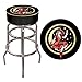 Bar Stool - Miller High Life Girl in the Moon Stool with Foam Padded Seat - Swivel Chair for Game Room, Garage, or Home Bar by Trademark Gameroom