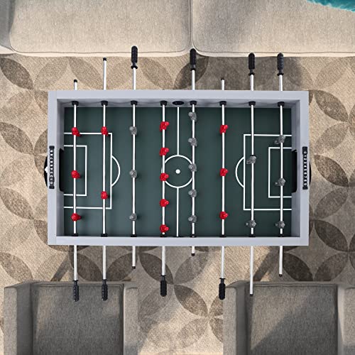 Raychee 48In Competition Sized Foosball Table, Arcade Table Soccer W/2 Balls For Kids And Adults, Indoor Foosball Table For Home, Game Room W/Wood Grain Finish And Foosball Accessories #TOP5