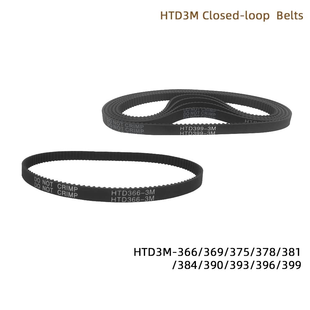 3D-Drucker Zahnriemen HTD 3M 384 Zähne | 20mm Breite Closed Loop Synchronriemen | Für 3D-Drucker Und CNC