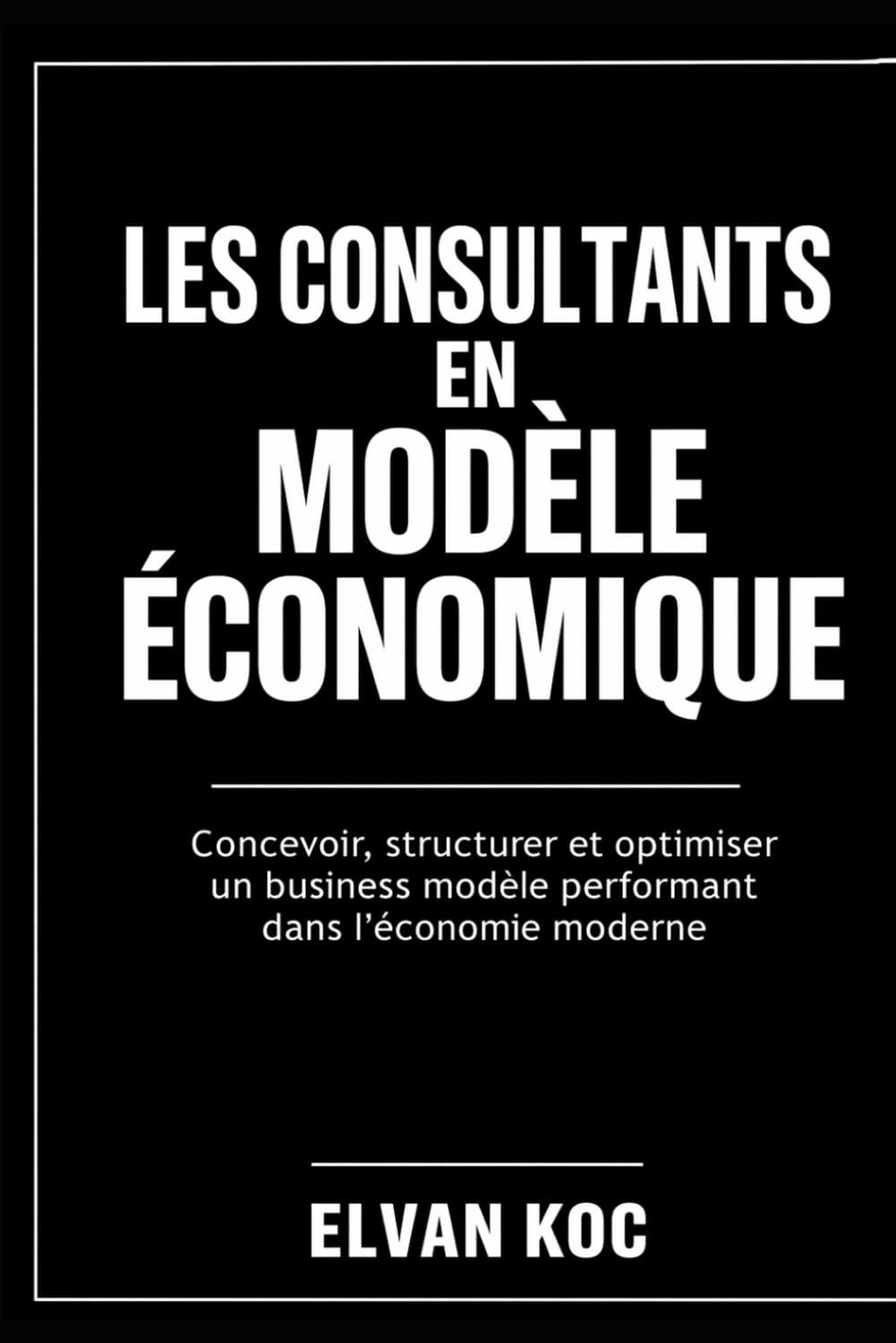 LES CONSULTANTS EN MODÈLE ÉCONOMIQUE: Concevoir, structurer et optimiser un business modèle performant dans l' économie moderne