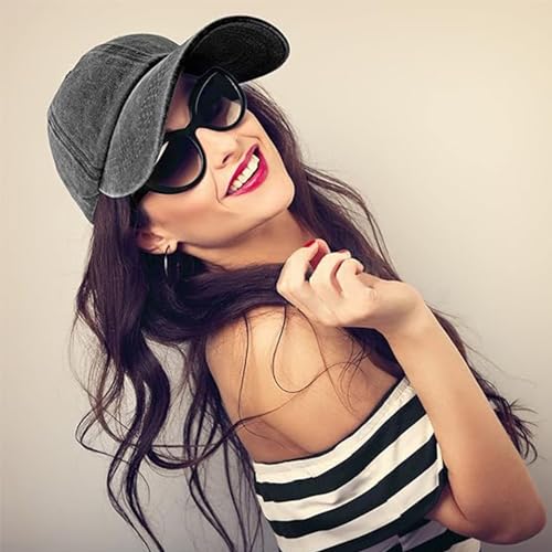 Image of 6 Pack Distressed Baseball Cap Washed Cotton Dad Hat for Men Women