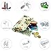 Oyachic 2 Piezas Monedero Mujer Coin Purse Monedero Monedas Vintage Bolso Lienzo...
