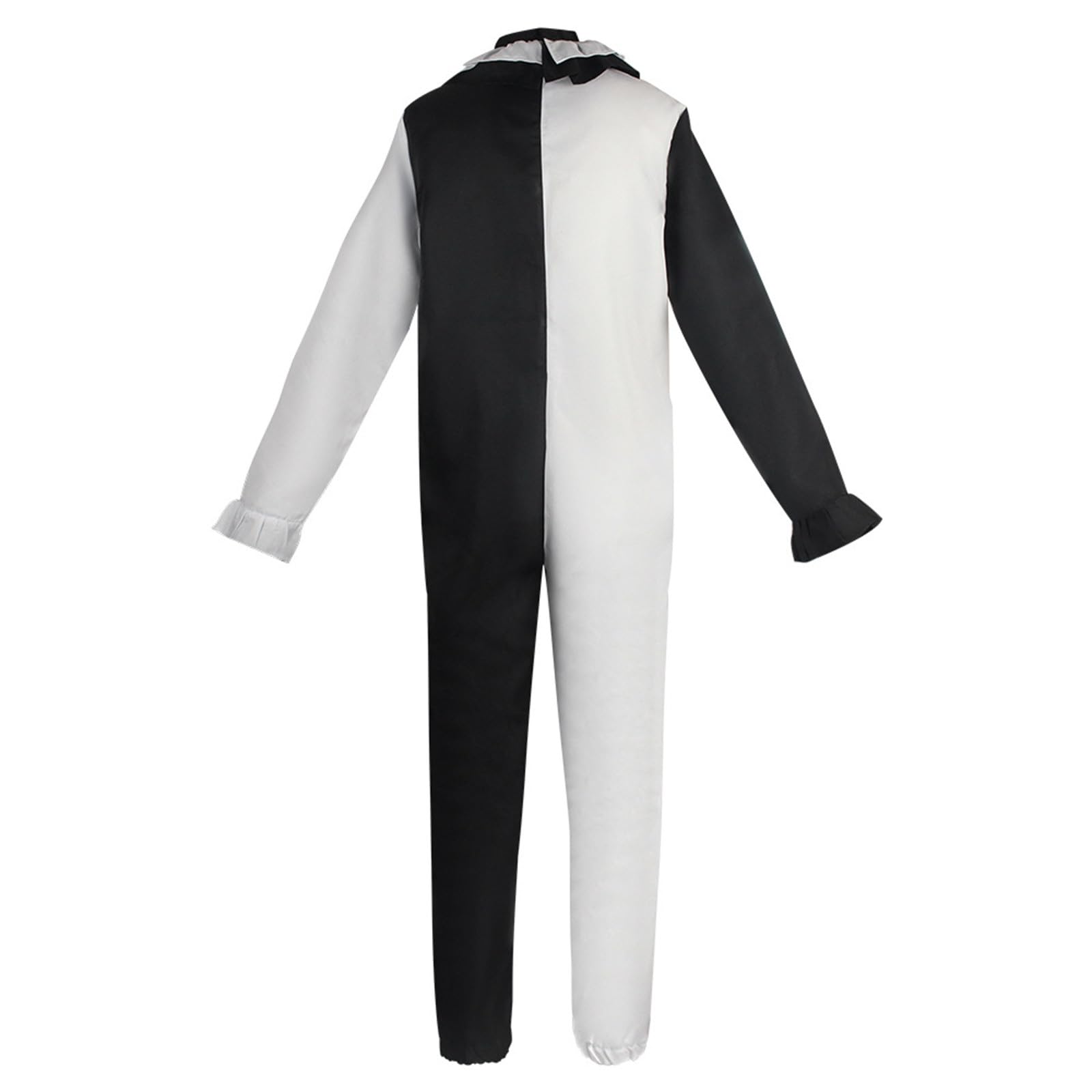 Movie Killer Terrifier Clown Schwarz Weiß Jumpsuit Cosplay Kostüm Karneval Party Outfit für Herren Damen